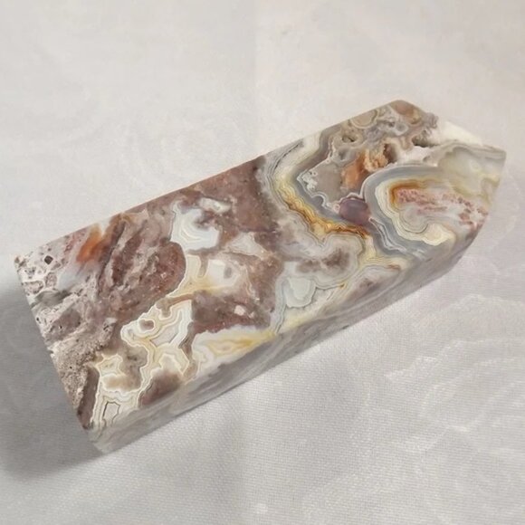 Flower Agate Tower, One of a Kind Healing Stone - Picture 4 of 10